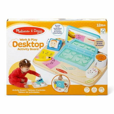 MELISSA & DOUG Work & Play Desktop Activity Board 30753